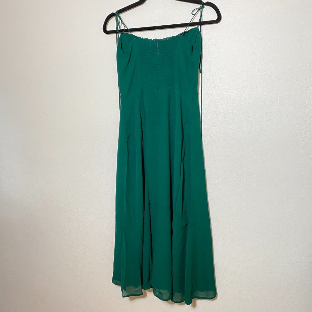 Reformation Juliette Dress in Emerald - Picture 9 of 12
